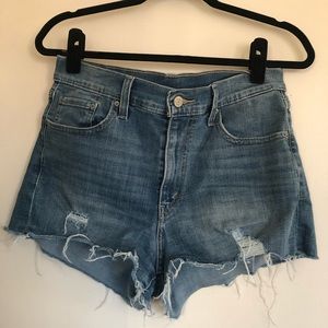Levi’s High Rise Denim Shorts